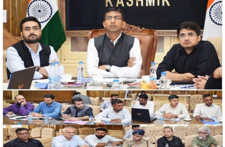 Srinagar Airfield Safety and Waste Management Reviewed in High-Level Committee Meeting