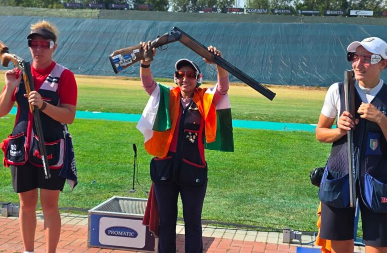 Neeru Dhanda Wins Historic Shotgun Trap Gold at ISSF World Cup
