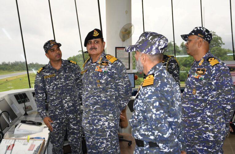Vice Admiral Vineet McCarty reviews operational readiness in Northern Group of Islands