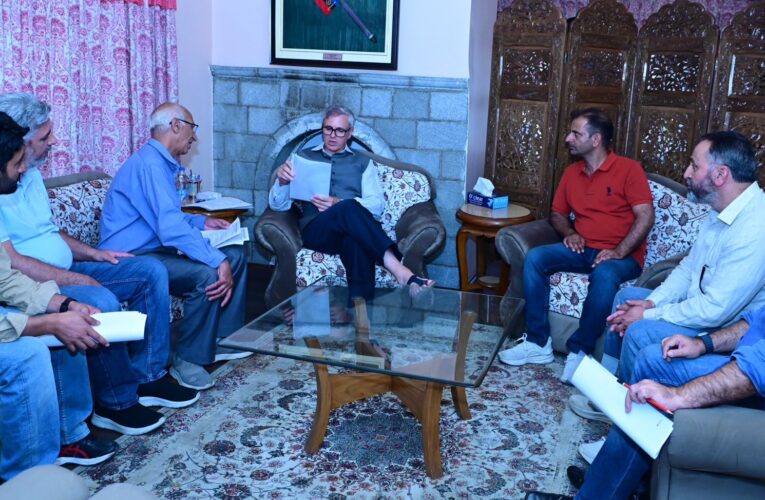 CM Omar Abdullah Meets Public Delegations in Srinagar to Address Grievances