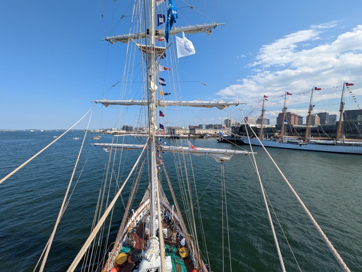 INS Sudarshini Joins Grand Parade of Sails at Sail Boston 2026