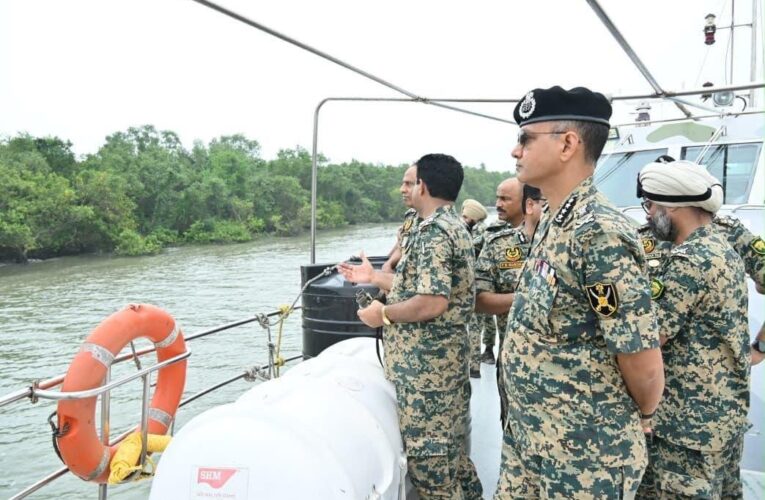 BSF DG Praveen Kumar Reviews Indo-Bangladesh Border Security and Fencing Progress in Sundarbans