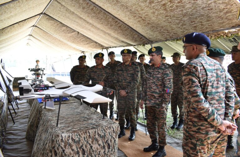 Southern Command Chief Lt Gen Rajesh Pushkar Reviews Sudarshan Chakra Corps Operational Readiness and Tech Integration