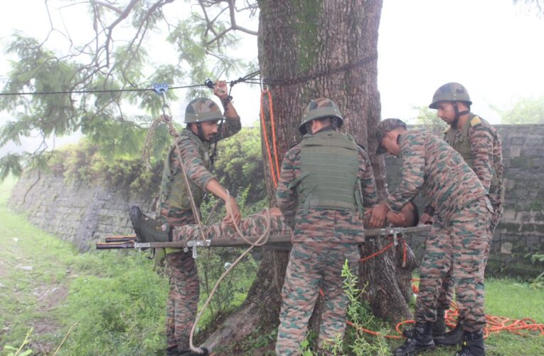 Indian Army Joins Forces With NDRF and State Agencies for Joint HADR Exercise ‘SANKALP’ in Dagshai