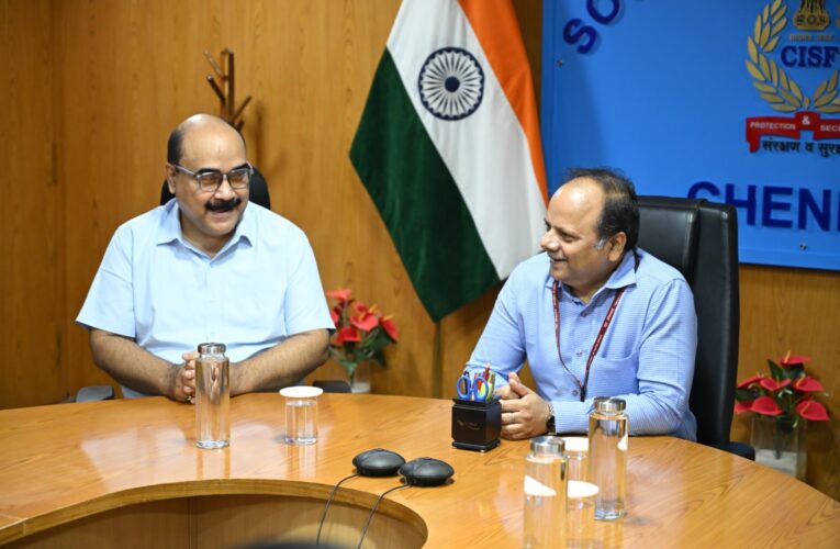 CISF Financial Advisor H.P. Nayak Visits South Sector Headquarters in Chennai to Review Financial Governance