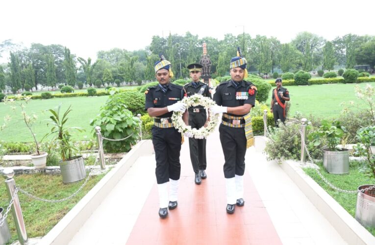 Indian Army Corps of Signals Officers Honor Fallen Heroes at 1 STC War Memorial