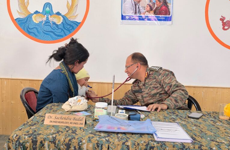 Ladakh Medical Camp: Trishul Division Brings Specialist Healthcare to Remote Chilam Village