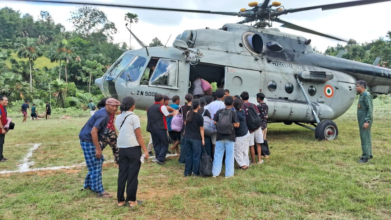 IAF Steps Up Relief Operations in Flood-Hit Assam and Nagaland; Over 450 Evacuated