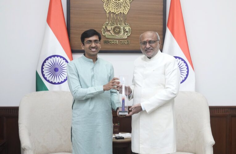 Skyroot Aerospace Leadership Meets Vice President CP Radhakrishnan at Parliament House