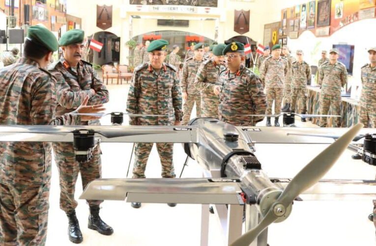 Southern Army Commander Reviews Operational Preparedness of Konark Corps Along Western Front