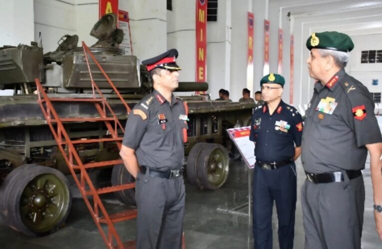 Indian Army Commander Reviews Training and Logistics Infrastructure in Jabalpur
