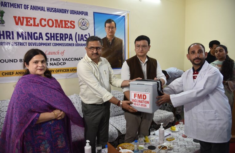 Foot and Mouth Disease vaccination campaign launched in Udhampur under national program