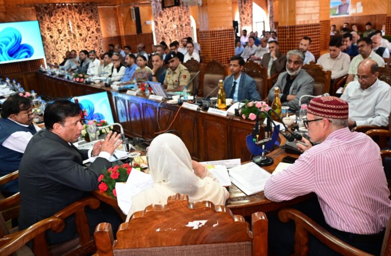 Chief Minister Omar Abdullah reviews Shopian progress and announces 76 crore development package