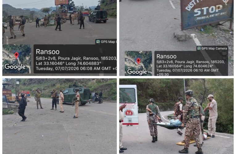 Joint mock drill held at Ransoo Shiv Khori to strengthen security preparedness