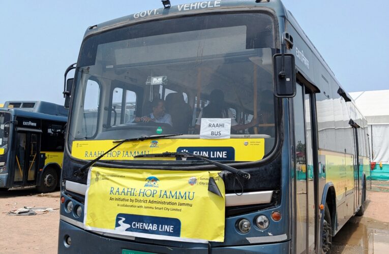 Online booking opens for Raahi Hop Jammu bus service