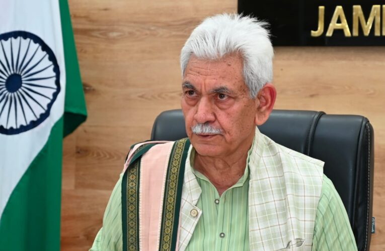 LG Sinha addresses Dr Suresh Awasthi Memorial Lecture on AI and human progress