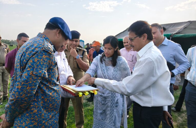Samba NDRF battalion headquarters site inspected by Chandraker Bharti