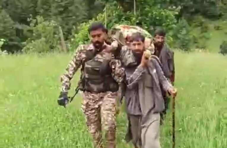 CRPF 116 Bn rescued a Pregnant Women from Remote Nandpal Village