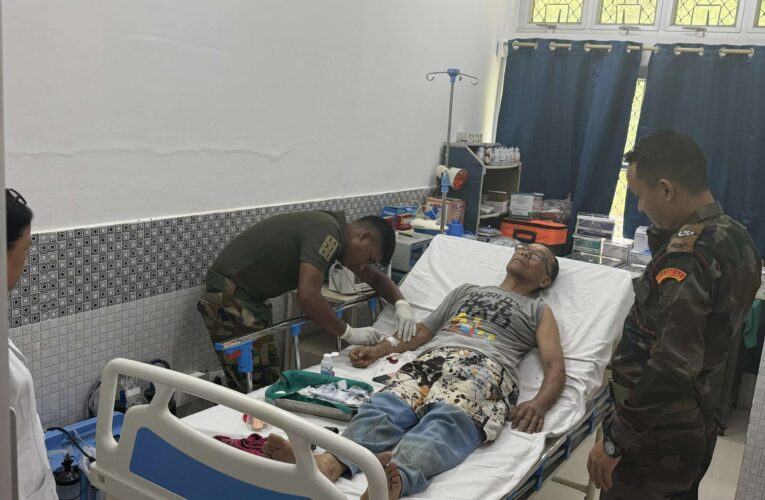 Assam Rifles medical team saves snakebite victim with timely emergency intervention in Churachandpur