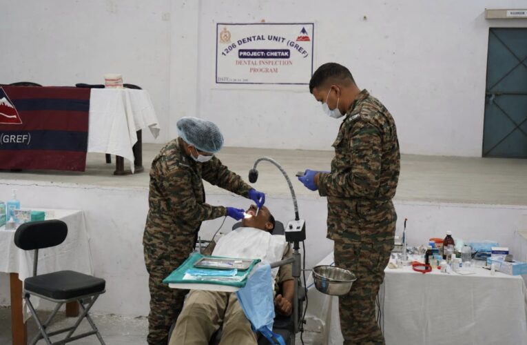 Project Chetak BRO Organizes Free Medical and Dental Outreach Camp for Border Communities