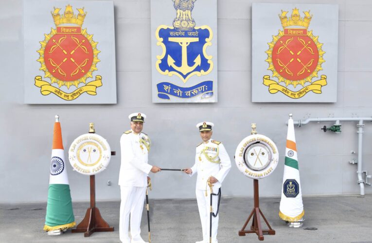 Rear Admiral Srinivas Maddula Assumes Command of Indian Navy Western Fleet