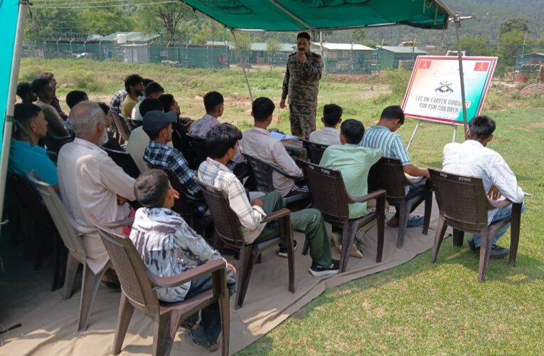 Indian Army Hosts Strategic Career Guidance Lecture for Veterans’ Children in Rajouri