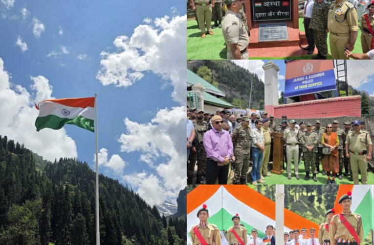 Chinar Corps Hoists Monumental High Mast Indian Flag at Chandanwari