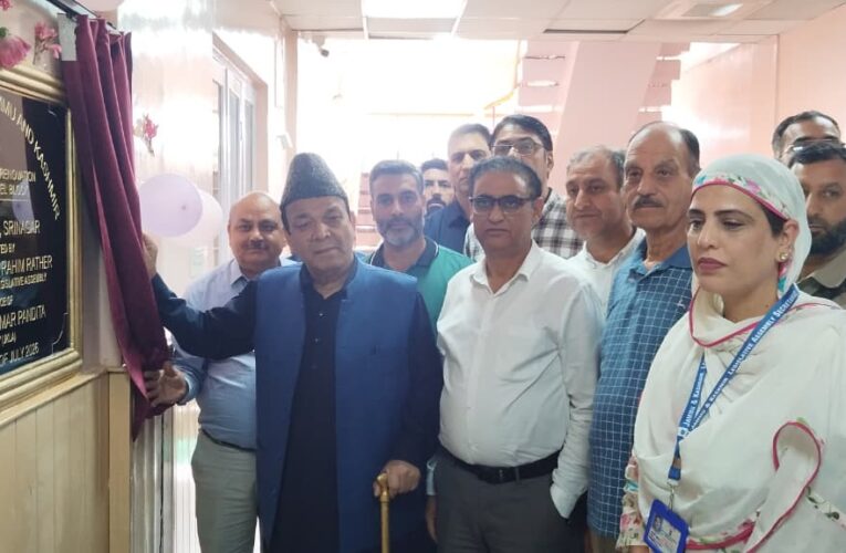 Srinagar MLA Hostel Gets Major Upgrade as Assembly Speaker Inaugurates Renovated Facilities and New Lifts
