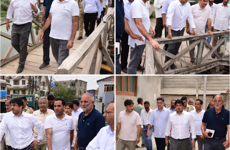 Srinagar Smart City CEO Inspects Historic Water Channels for Rejuvenation