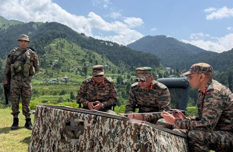 Lt Gen Pratik Sharma Reviews Security and Operational Preparedness in Basantgarh Visit