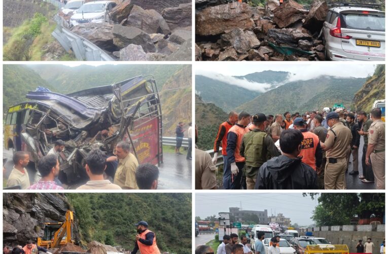 Doda Landslide: SDRF Rescues Passengers and Issues Critical Monsoon Safety Advisory