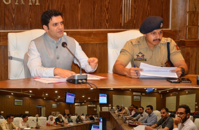 Budgam DC Directs Intensified Anti-Drug Crackdown and Strict Enforcement Under NCORD Initiative