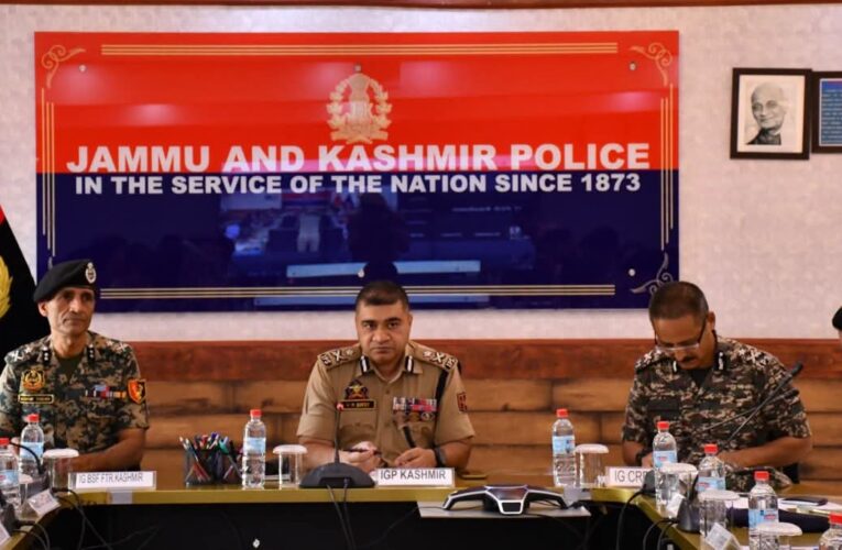 IGP Kashmir Reviews Security Arrangements for Independence Day Celebrations​