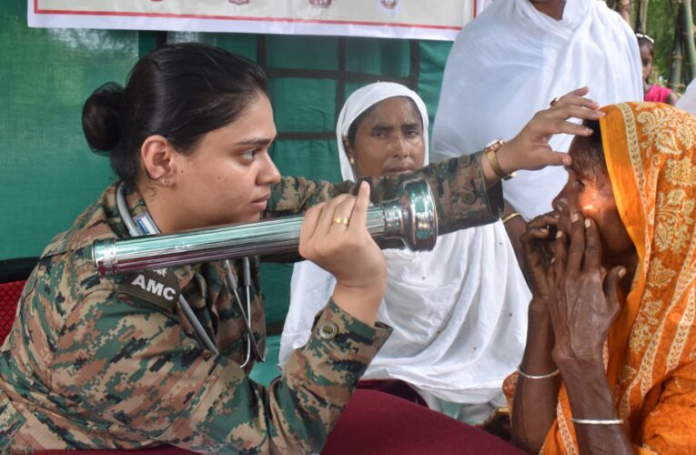 Indian Army’s Gajraj Corps Hosts Medical Outreach Camp in Inaccessible Assam River Island
