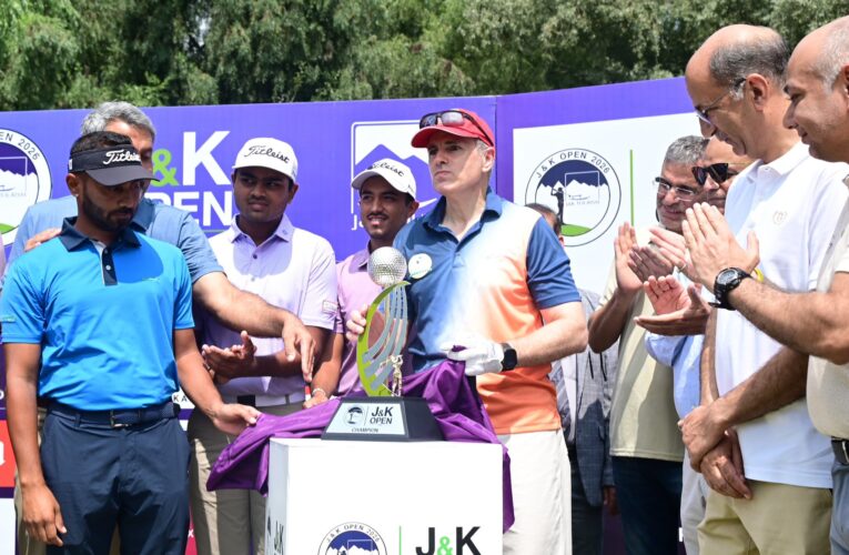 J&K Open PGTI 2026: Chief Minister Omar Abdullah Inaugrates Tournament at Srinagar’s Royal Springs, Announces Annual Status and New Golf Academy