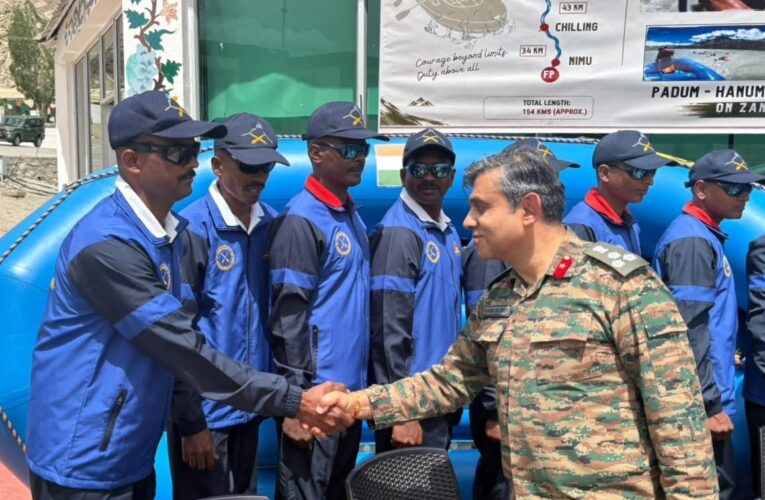 Fire and Fury Corps Launches Zanskar River Rafting Expedition to Honor Legend Col Sonam Wangchuk