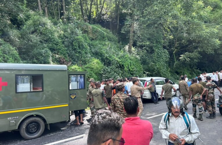 Indian Army Rescues Kumaon Regiment Veteran and Son After Charma-Dharchula Road Accident