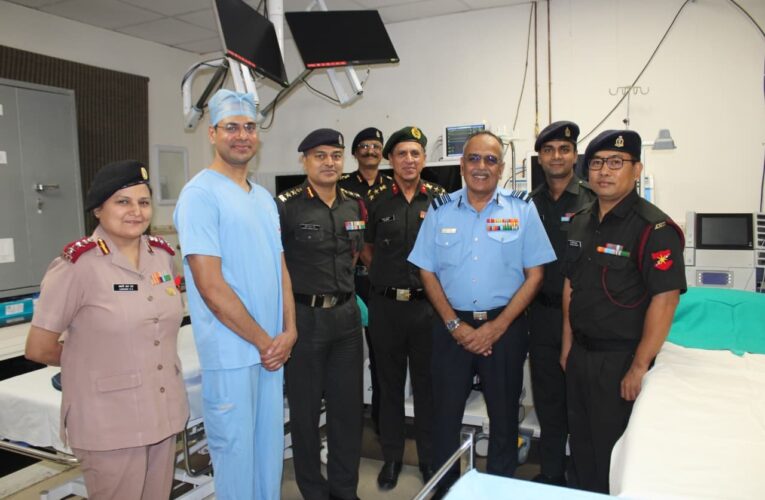 Senior Military Officer Reviews Medical Infrastructure and Operational Readiness in Jaipur