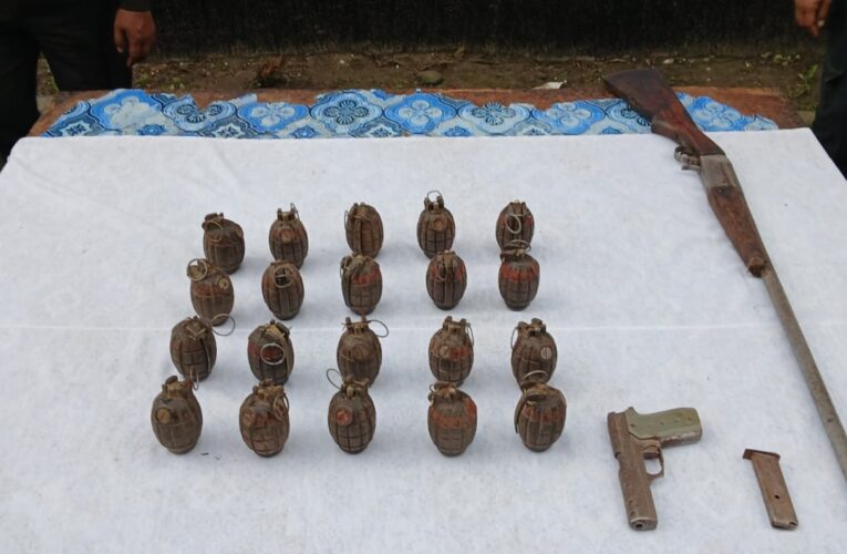 Manipur Police Recover Firearms and Hand Grenades in Imphal East Search Operation