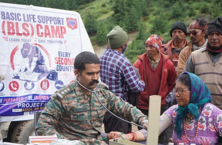 BRO Project Hirak Extends Healing Hand to Remote Darma Valley with Lifesaving Medical Camp and BLS Training