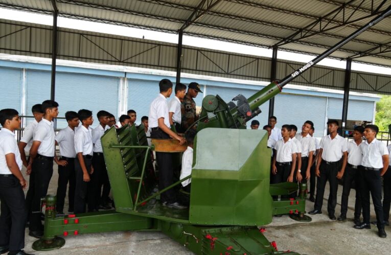 Sainik School Bhubaneswar Students Visit Gopalpur Military Station to Explore Army Air Defence Capabilities