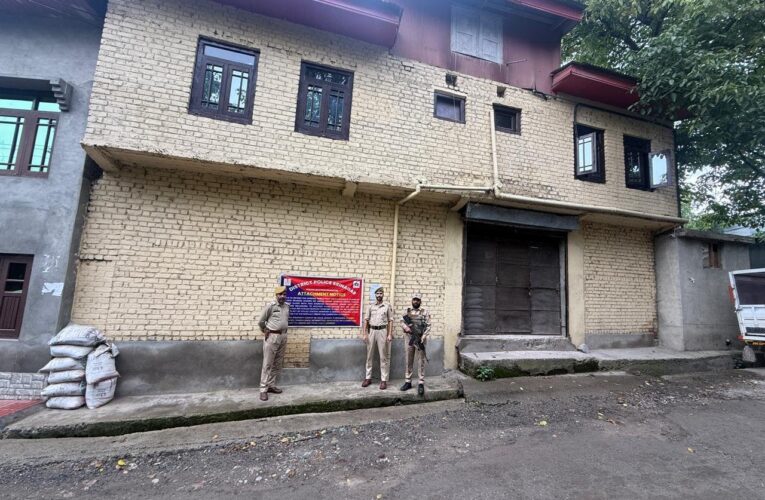 Srinagar Police Attach Property Worth Four Crore Rupees Belonging to Drug Peddler