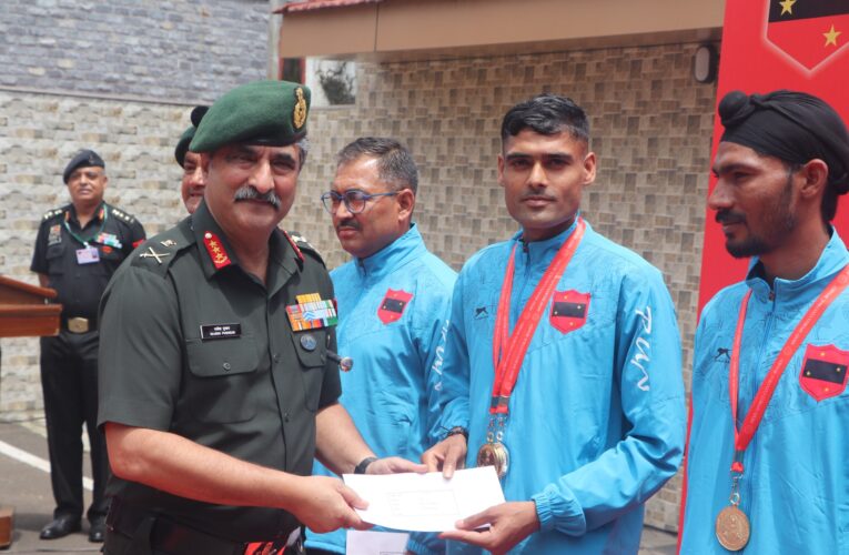 Southern Command Cross Country Team Felicitated for Championship Performance