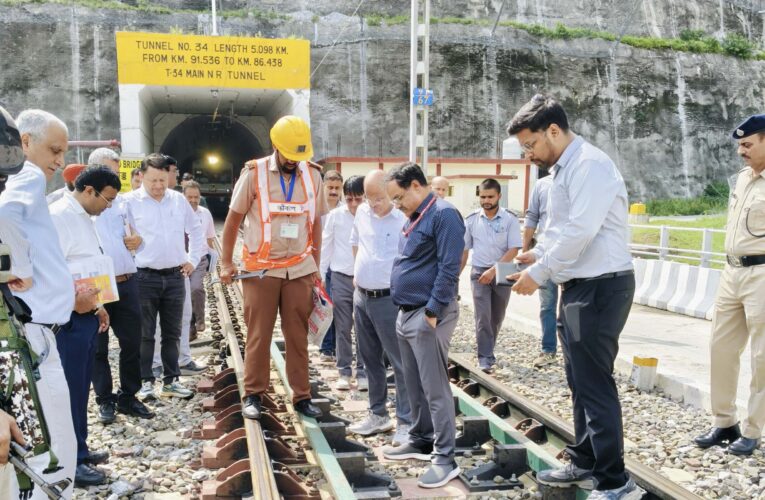 Northern Railway Completes CRS Safety Inspection for Katra to Srinagar Rail Line