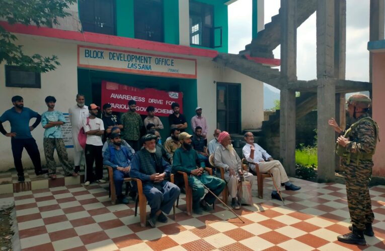 Indian Army Hosts Awareness Drive on Government Welfare Schemes in Lassana, Rajouri