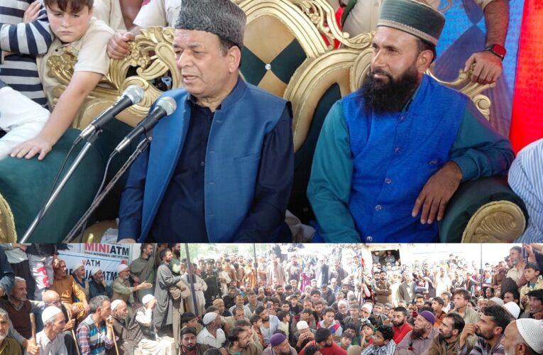 J&K Assembly Speaker Holds Public Outreach Camp in Kanidajan, Assures Accelerated Development and Protection Under Forest Rights Act