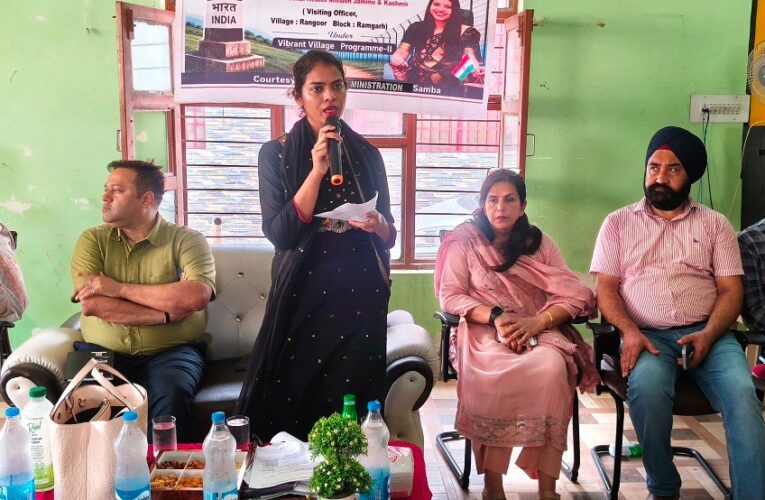 Mission Director Reviews Major Border Village Development Projects in Samba Under Vibrant Village Programme-II