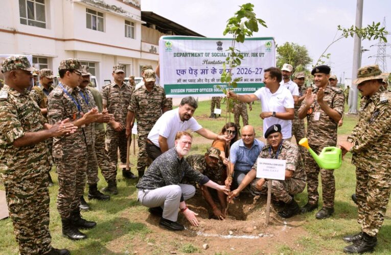 24th Battalion CRPF Launches Major Tree Plantation Drive at Jammu Yatri Niwas