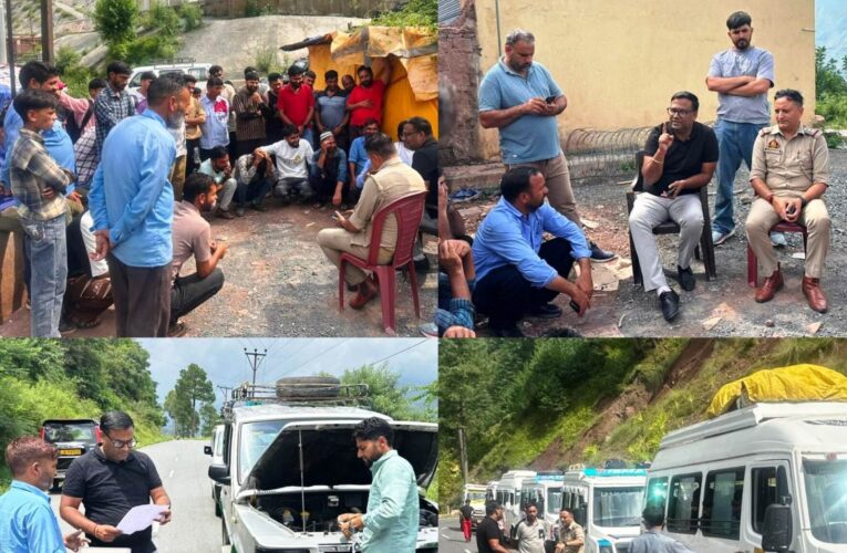 MVD Ramban Intensifies Traffic Drive in Gool-Sangaldan: 42 Vehicles E-Challaned for Motor Act Violations