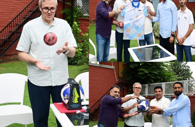J&K CM Omar Abdullah Reviews Constituency Development Issues, Launches Kashmir Super League 2026 Jersey in Srinagar